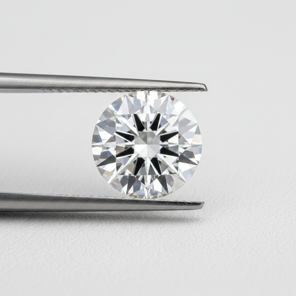 IGI Certified 5.06 Ct D Color VVS2 Round CVD Diamond with 11.21mm Diameter
