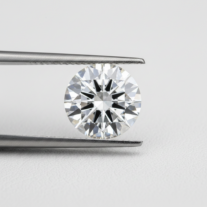 IGI Certified 5.06 Ct D Color VVS2 Round CVD Diamond with 11.21mm Diameter