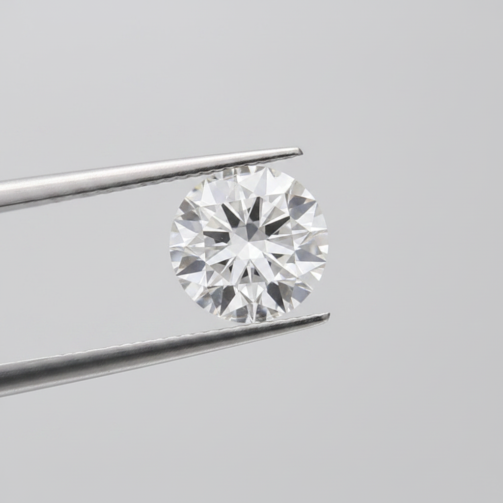 IGI Certified 9.05 Ct F Color VVS2 Round CVD Diamond with 13.44mm Spread