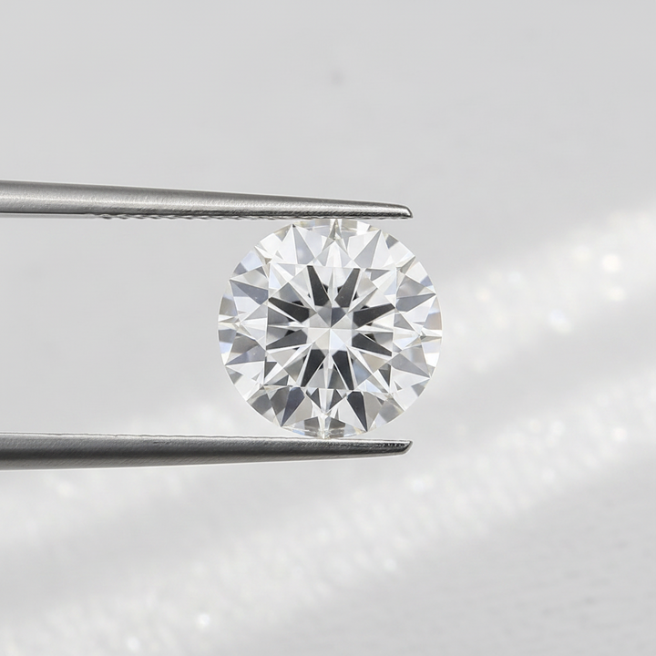 IGI Certified 10.00 Ct F Color VS1 Round CVD Lab Grown Diamond