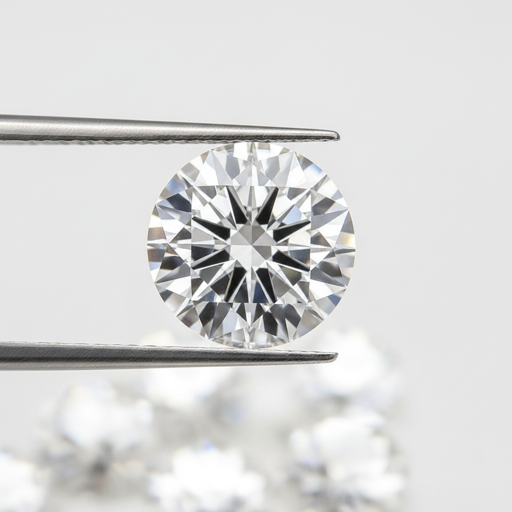 IGI Certified 10.01 Ct F Color Round CVD Lab Grown Diamond VVS2