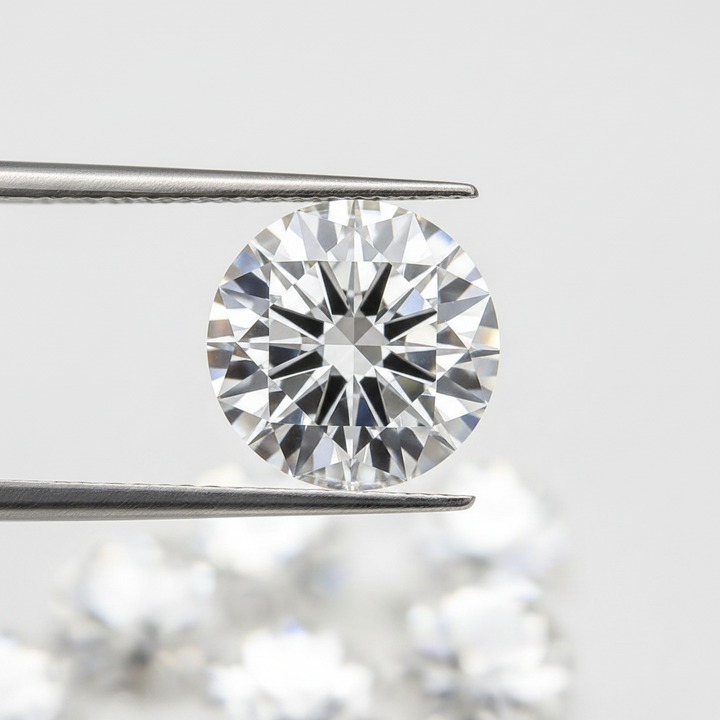 IGI Certified 10.01 Ct F Color Round CVD Lab Grown Diamond VVS2