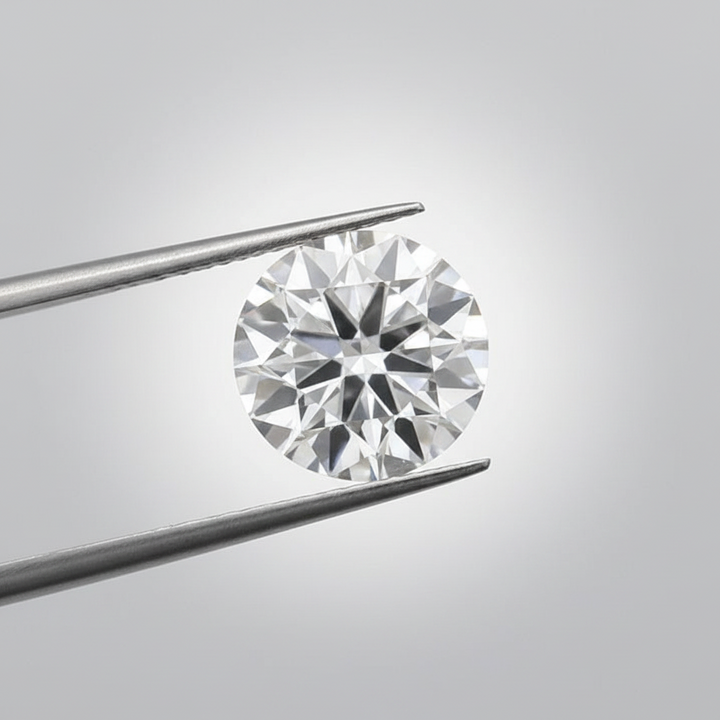 IGI Certified 3.00 Ct D Color VS1 Round CVD Diamond with 9.40mm Diameter
