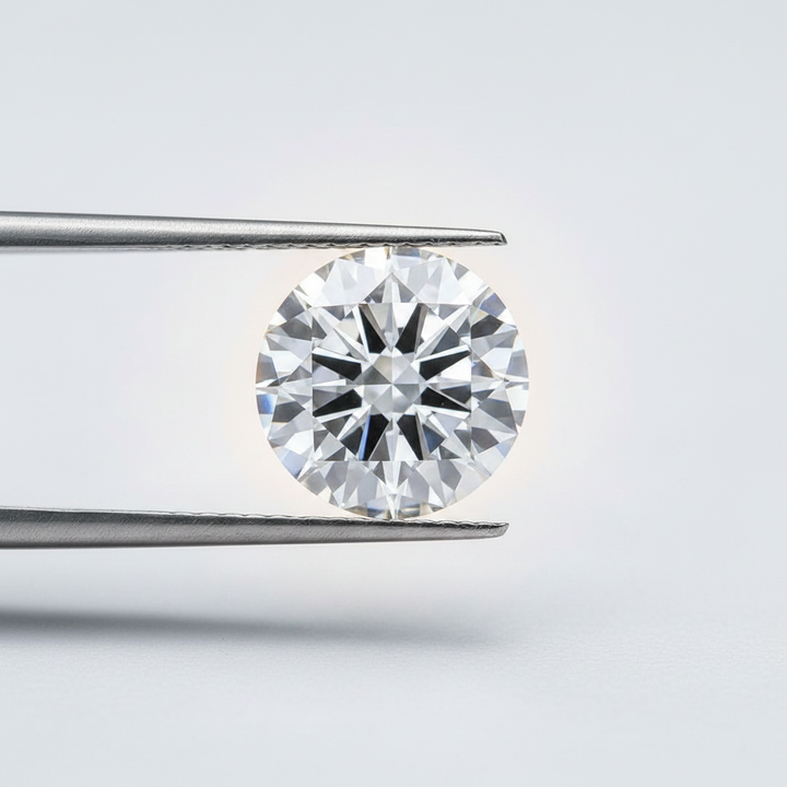 IGI Certified 10.01 Ct F Color VS1 Round CVD Diamond Over 14mm
