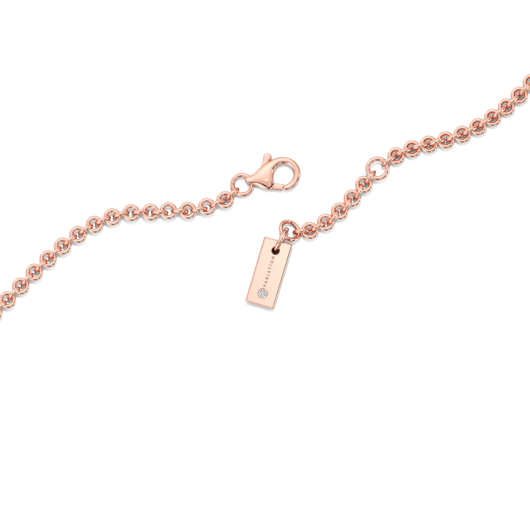 1.00ct Lab-Grown Diamond Necklace in Rose Gold