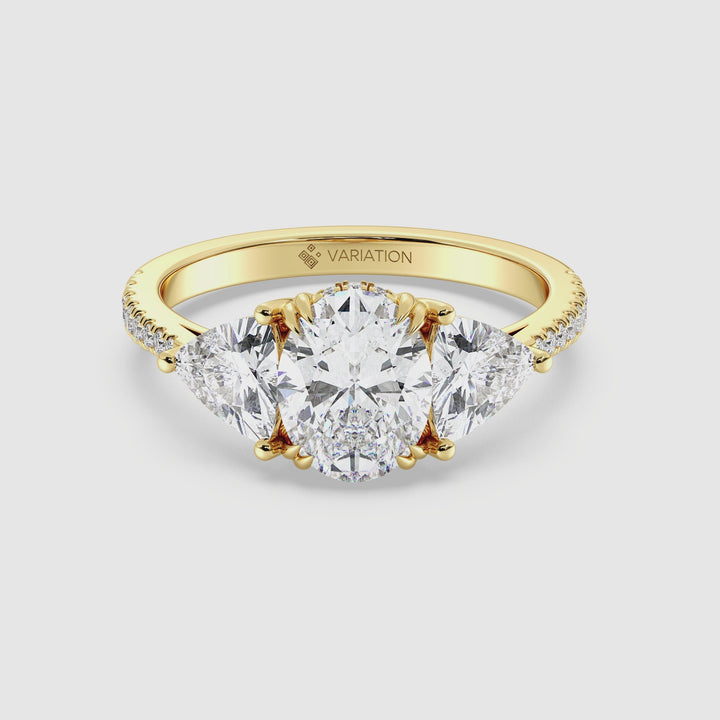 Three Stone Engagement Ring