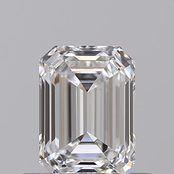 Experience Brilliance: Video showcasing a GIA Certified 0.50 CT Emerald Cut Lab Grown Diamond - E Color, VS1 Clarity, HPHT Type