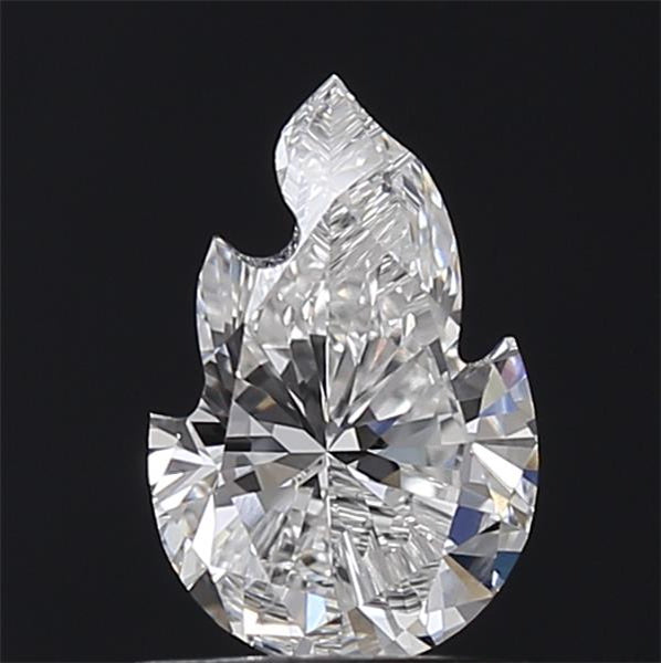 1.01 CT Fire Flame-Shaped Lab-Grown Diamond, VS1 Clarity, F Color