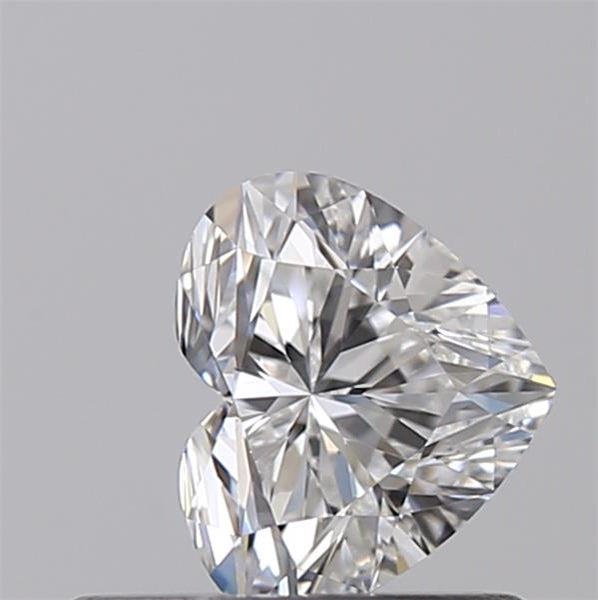 IGI Certified 0.50 CT Heart Cut Lab Grown Diamond - D Color, VVS2 Clarity, HPHT Type