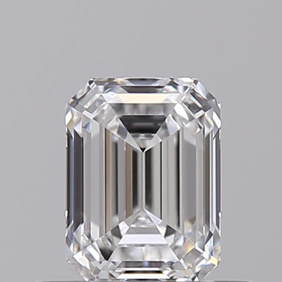 Experience Brilliance: Watch Our GIA Certified 0.50 CT HPHT Lab Grown Emerald Cut Diamond - D Color, VVS2 Clarity