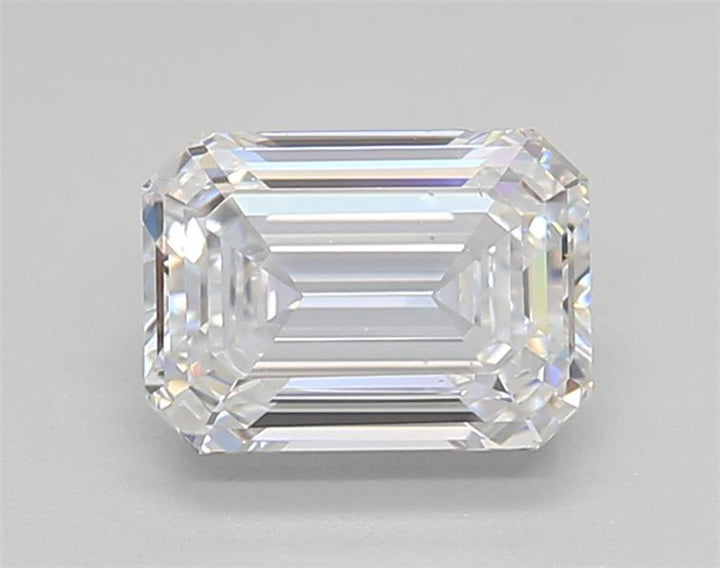 Experience brilliance: 1.50 CT IGI Certified Lab Grown Emerald Cut Diamond - D Color, VS2 Clarity