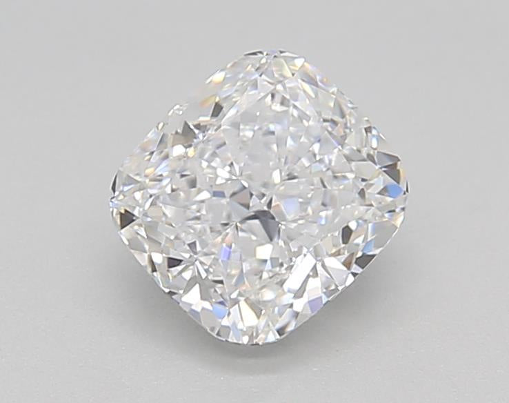 Explore the brilliance of our IGI Certified 1.00 CT Cushion Cut Lab Grown Diamond. D Color, VVS2 Clarity