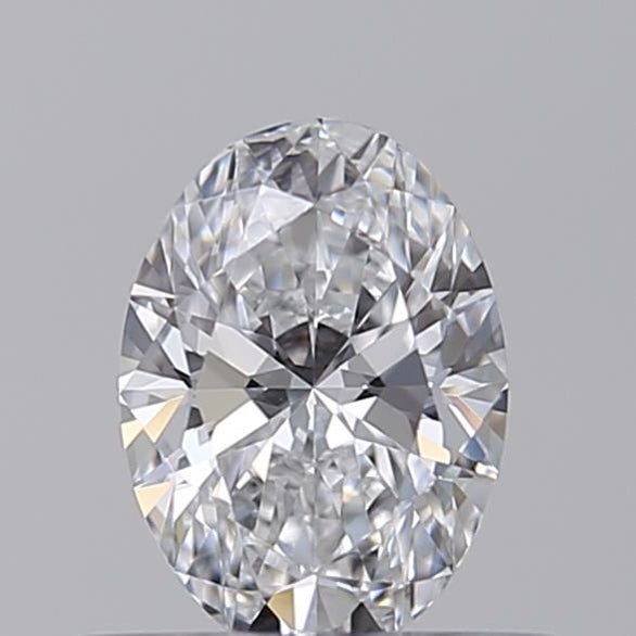 Experience Brilliance: IGI Certified 0.50 CT Oval Cut Lab Grown Diamond Video - D Color, Internally Flawless, HPHT Method