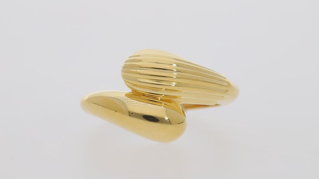 Gold Vermeil Twisted Ring