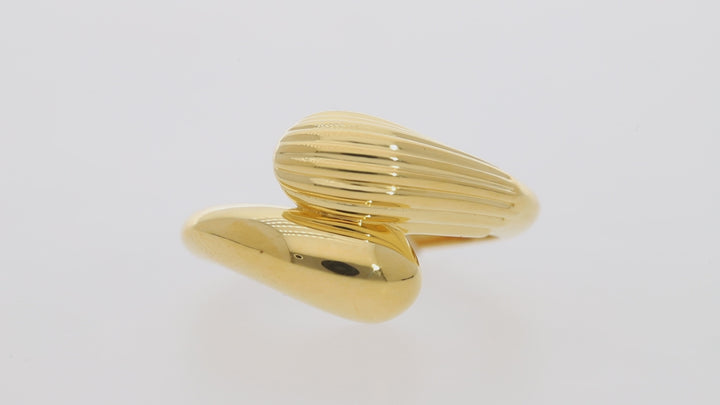 Gold Vermeil Twisted Ring