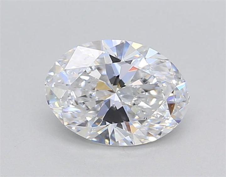 View: Explore the Brilliance of our IGI Certified 1.00 CT Oval Cut Lab Grown Diamond - D Color, VS1 Clarity