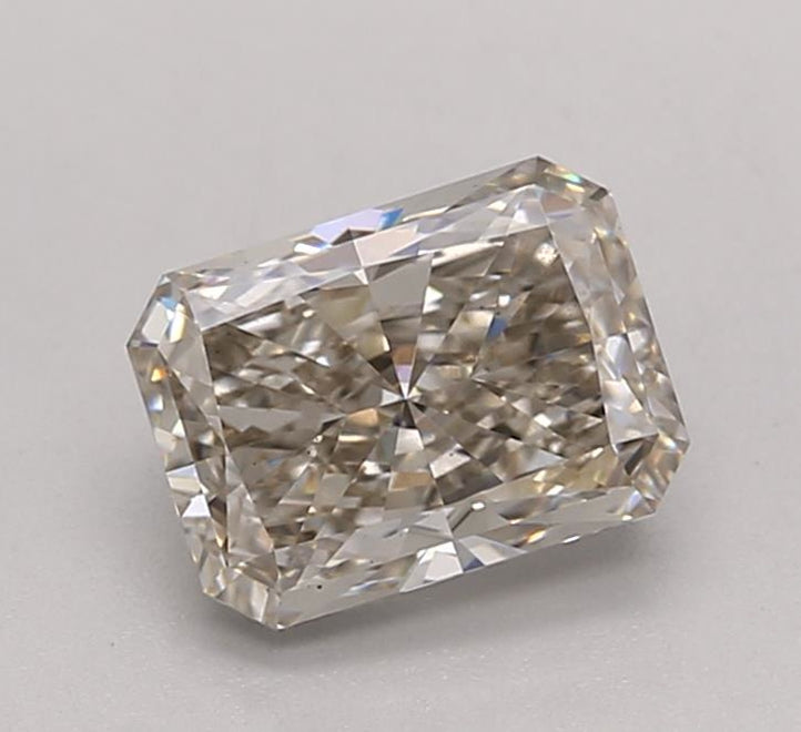 IGI認定1.05 CT Radiant Lab Grown Diamond -VS1 Clarity、I Color with Mixe Tinge Shade