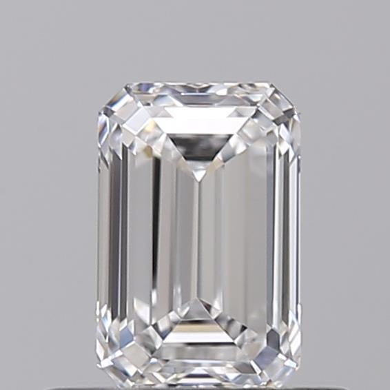 Discover Brilliance: Video showcasing an IGI Certified 0.50 CT Emerald Cut Lab Grown Diamond - D Color, Internally Flawless, HPHT Type"