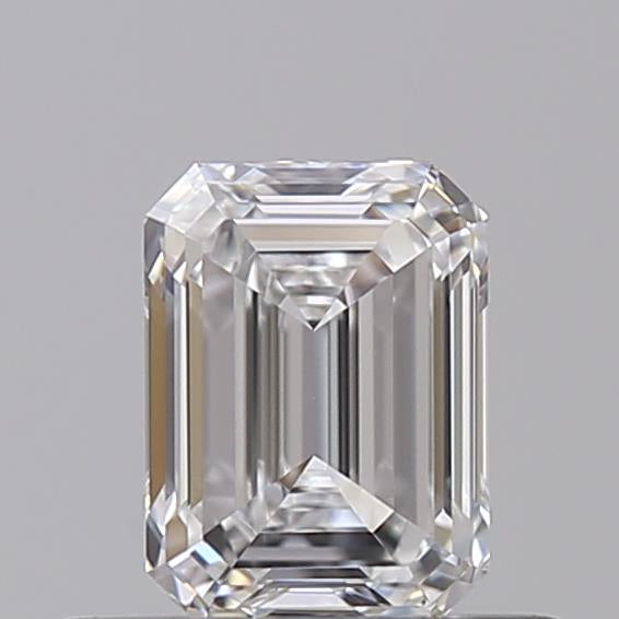 Discover Brilliance: Watch Our IGI Certified 0.50 CT HPHT Lab Grown Emerald Cut Diamond - D Color, VVS2 Clarity