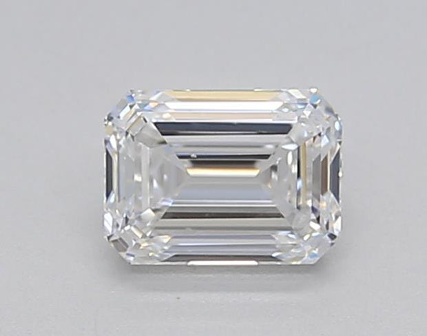 Video showcasing the brilliance and beauty of a 0.50 CT HPHT Lab Grown Emerald Cut Diamond - D Color, VS2 Clarity