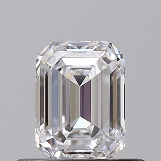 Explore: Discover the Brilliance of Our IGI Certified 0.50 CT HPHT Lab Grown Emerald Cut Diamond - D Color, VVS1 Clarity