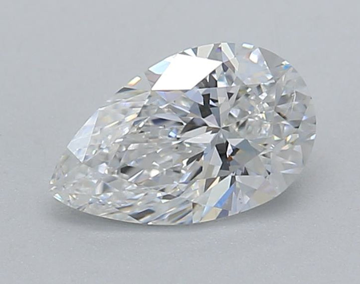 Experience Brilliance: IGI Certified 0.50 CT Pear Cut Lab Grown Diamond Video - D Color, VS2 Clarity, HPHT Method