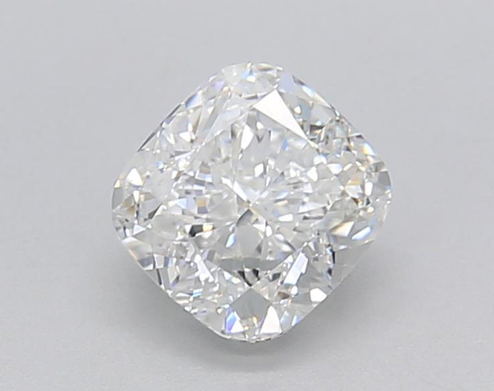 Explore the brilliance of our 1.00 CT Cushion Cut Lab Grown Diamond. E Color, VVS2 Clarity