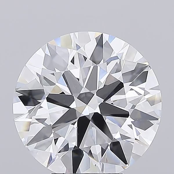 2.09 Carat Round Lab Grown Diamond, D Color, VVS1 Clarity, IGI Certified