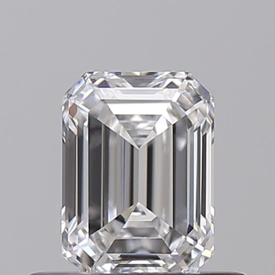 Experience Brilliance: Video showcasing a GIA Certified 0.50 CT Emerald Cut Lab Grown Diamond - D Color, VS1 Clarity, HPHT Type