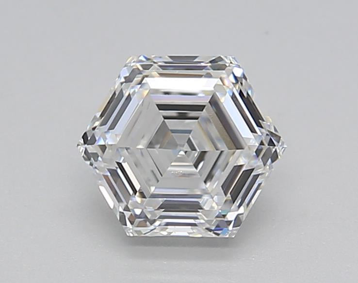 Short Video: IGI Certified 1.00 CT Hexagonal Cut Lab Grown Diamond - D Color, VS2 Clarity