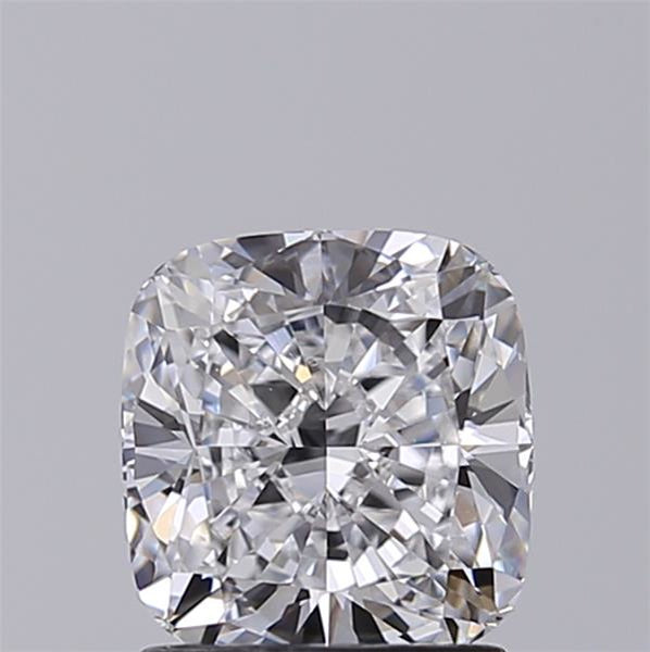 GIA CERTIFIED 1.61 CT CUSHION-CUT LAB-GROWN DIAMOND, VS2 CLARITY, D COLOR