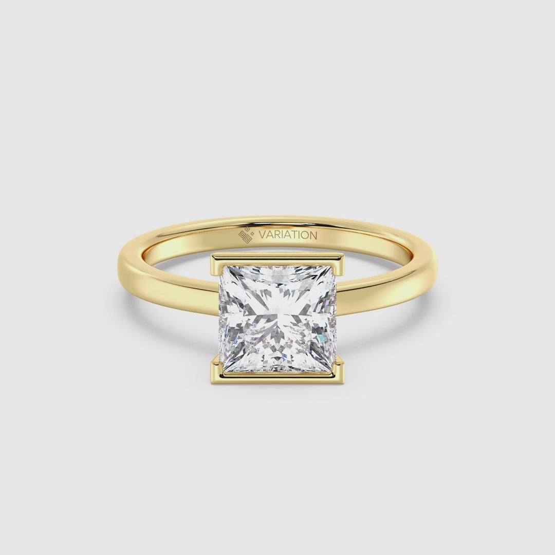 Princess Cut Solitaire Ring