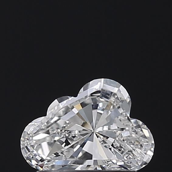 0,64 CT Cloud -förmiges Labor DIAMOND - VS1 Klarheit, E -Farbe