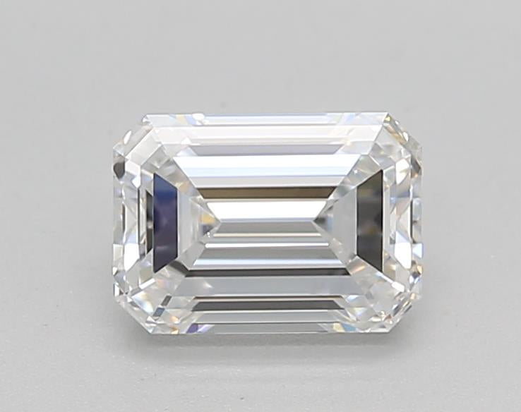 Experience the brilliance of our GIA Certified 1.00 CT Emerald Cut Lab Grown Diamond. E Color, VS1 Clarity