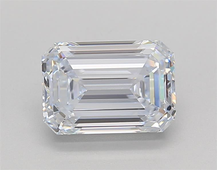 Experience brilliance: 1.50 CT IGI Certified Lab Grown Emerald Cut Diamond - F Color, VVS1 Clarity