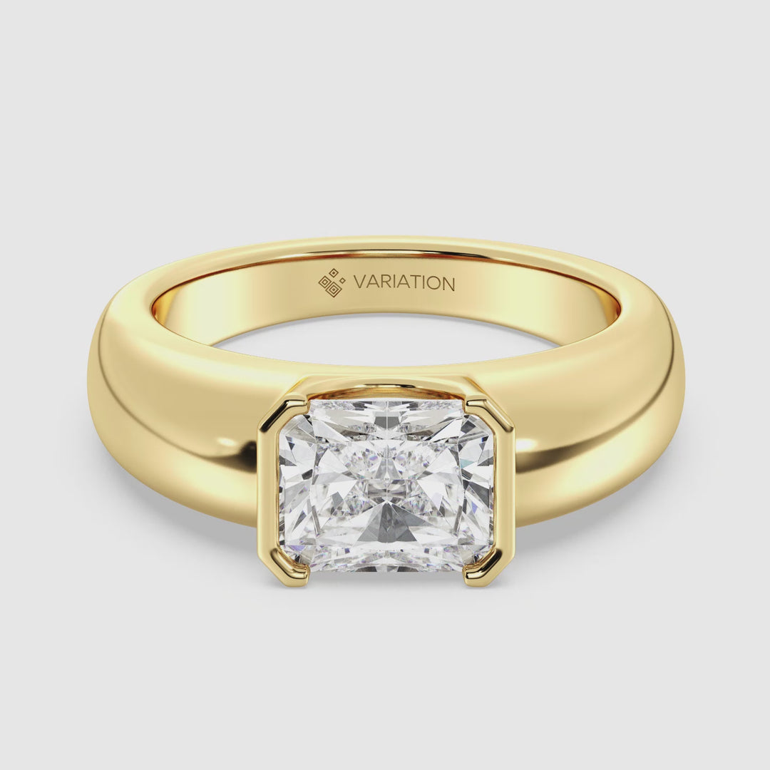 Radiant Solitaire Ring