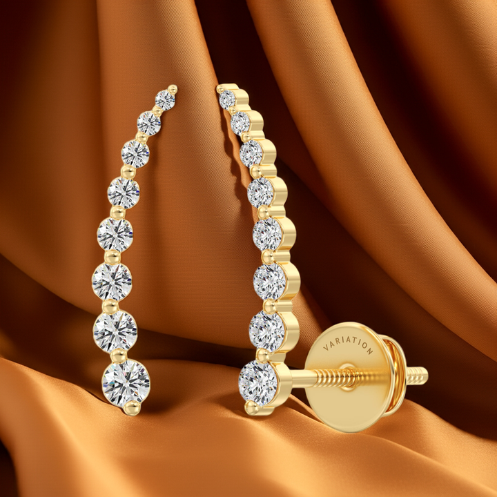 Arc Stud Earrings