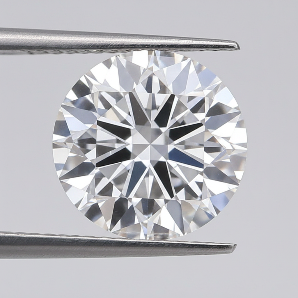 1.40 Carat F VVS2 Round Brilliant Lab Grown Diamond with Ideal Cut