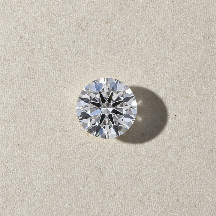 1.40 Carat Round Brilliant F VVS2 CVD Lab Grown Diamond Ideal Cut IGI Certified