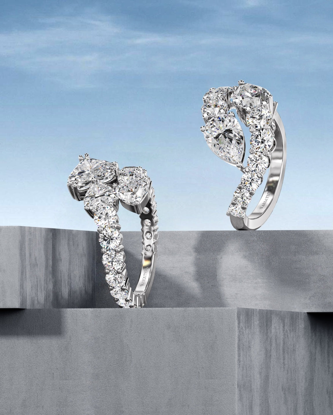 Lab Grown Diamond Rings Party Wear