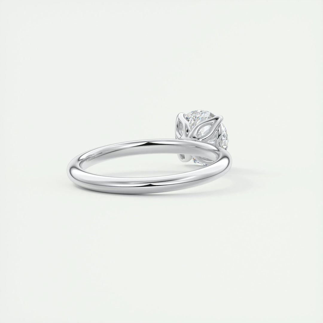 1.5ct Round Diamond Solitaire Engagement Ring With F- VS1 Clarity