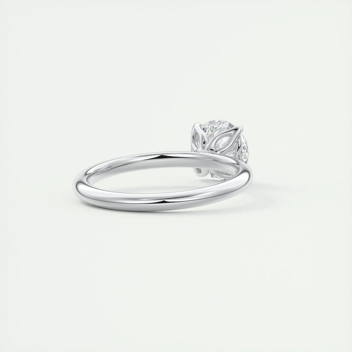 1.5ct Round Diamond Solitaire Engagement Ring With F- VS1 Clarity