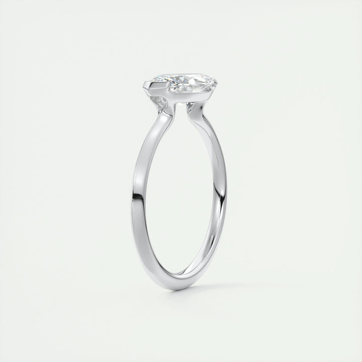IGI CERTIFIED 2CT MARQUISE F-VS1 LAB GROWN DIAMOND SOLITAIRE SETTING ENGAGEMENT RING