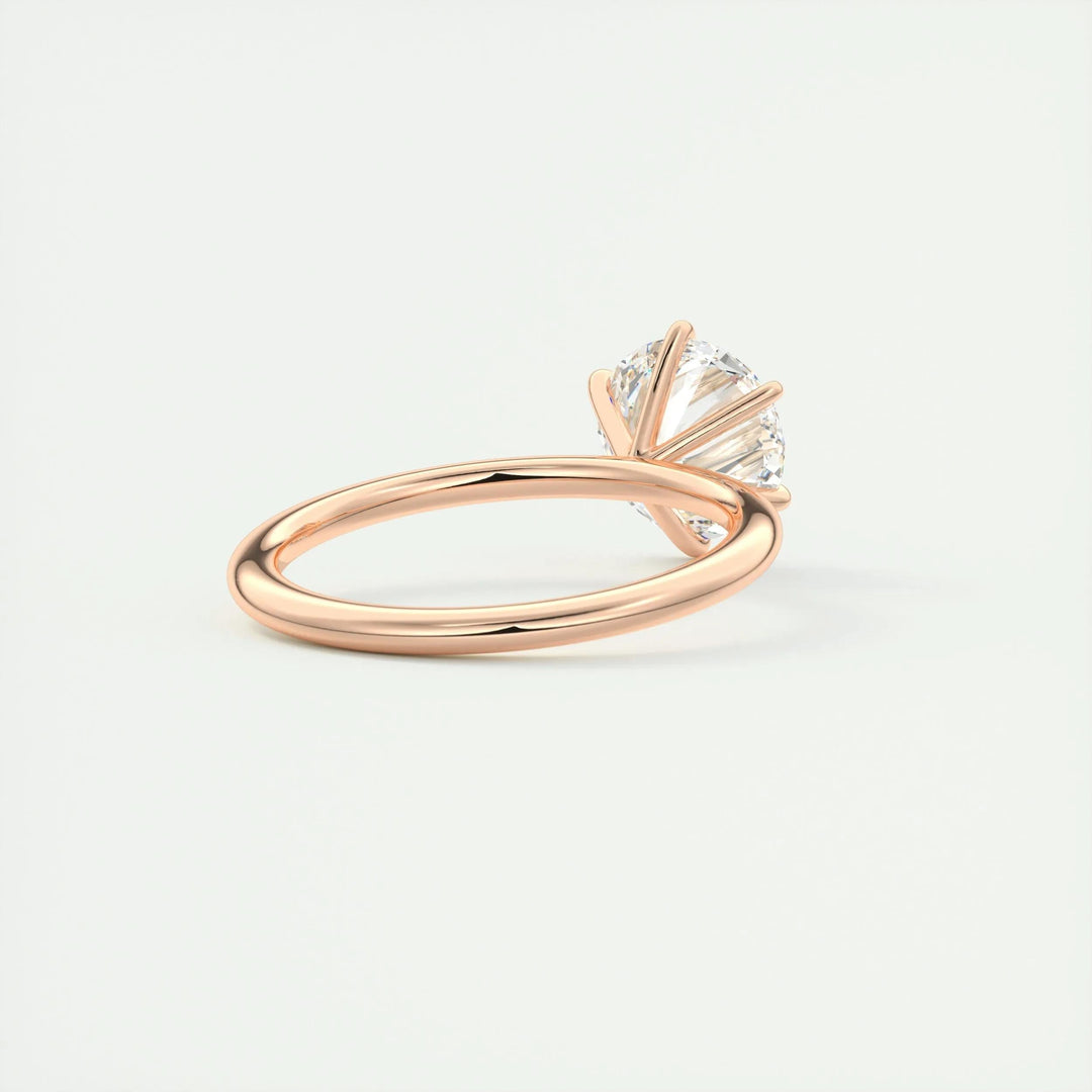 2ct Round F- VS1 Diamond Solitaire Engagement Ring