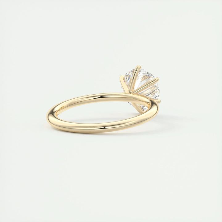 2ct Round F- VS1 Diamond Solitaire Engagement Ring