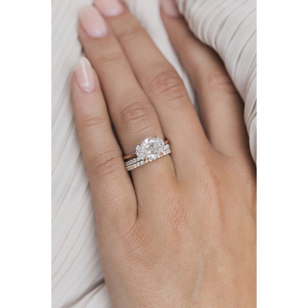 3.50 CT Oval Solitaire Moissanite Engagement Ring