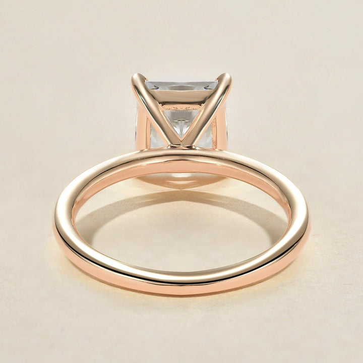 1.18 CT Princess Cut Solitaire Moissanite Engagement Ring