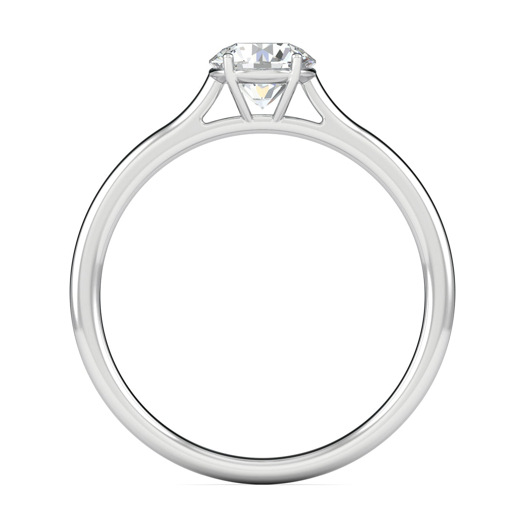 1.02 ct Round F- VS2 Diamond Solitaire Engagement Ring