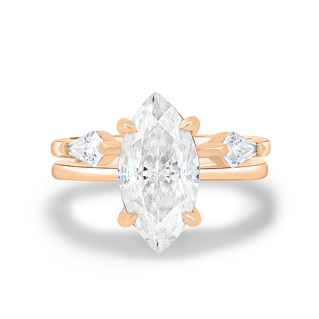 1.50 CT Marquise Cut Solitaire F/VS1 Lab Grown Diamond Engagement Ring