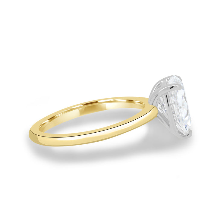 IGI Certified 1.80 CT E/VS1 Pear-Cut Lab Grown Diamond Solitaire Engagement Ring in 14K and 18K Solid Gold